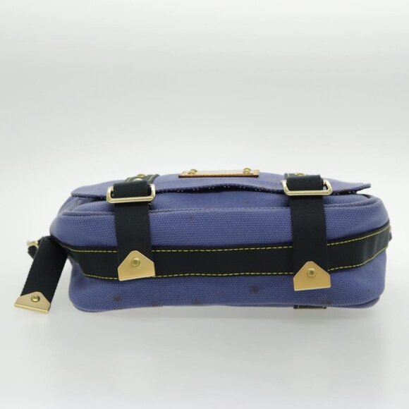 LOUIS VUITTON Antigua Buzzus PM Shoulder Bag Blue M40081 LV Auth bs19172 - Picture 6 of 16